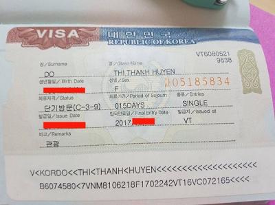 Xin chúc mừng chị Đỗ Thị Thanh Huyền đã có được visa đi Hàn Quốc